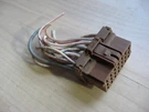 Volvo Vnl Amp 968975-1 21-PIN Brown Connector W/ Wiring For Slcm Module #M266KJ. Fixed Price $16.95.