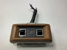 Used Front Left Door Master Power Window Switch, Brown, For 79-83 Datsun 280ZX. Fixed Price $119.95.