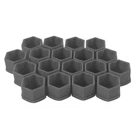 20PCS Wheel Lug Nut Bolt Center Cover Grey Caps & Tool For Vw Audi Skoda 17MM. Fixed Price $7.50.
