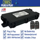 2015-2018 Dodge Challenger Hub Receiver Rf Win Module Programmed W/ Keys. Fixed Price $449.00.