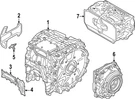 Genuine Audi Drive Motor Insulator 4KE-901-265-L. Fixed Price $62.60.